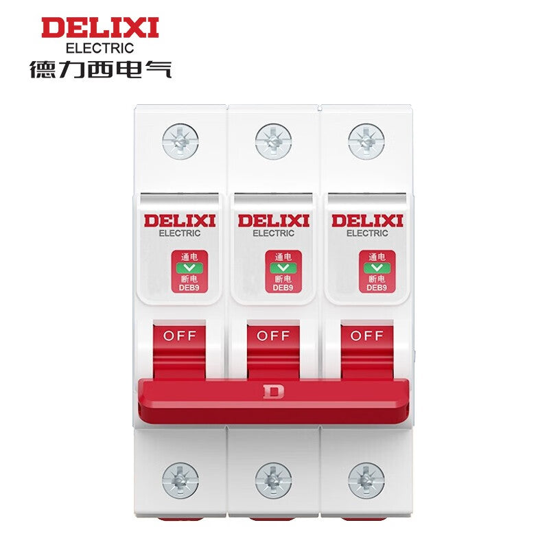 Delixi DEB9 3P C 40A Miniature Circuit Breaker