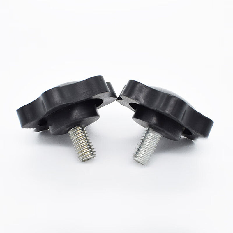 Deqi Torx Hand Screws, Hexagonal Star Hand Screws, Torx Head Handle Screws, Plastic Torx Head Bolts M4*8 - Head Diameter 25 (10 pieces per pack)