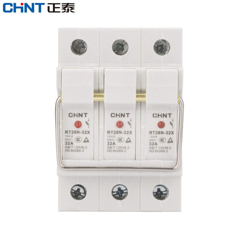 CHNT DZ-RT28N-32X-3P cylindrical fuse base with indicator light