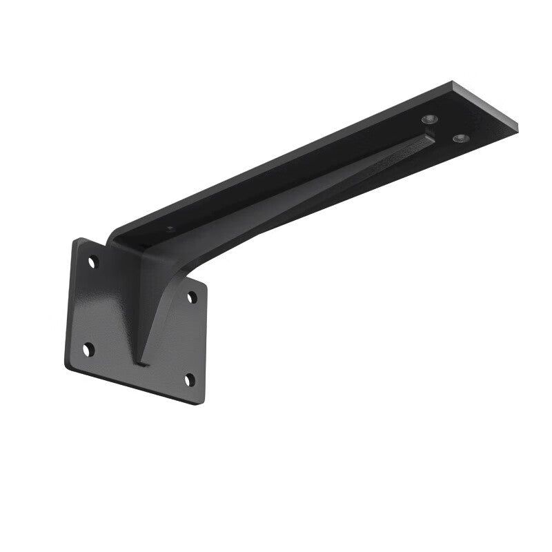 Shanhe Industrial Products Black Painted Iron Triangular Support Frame, Reinforced with Widened and Thickened Ribs, 10 Inch 25CM [Load Capacity 600 lbs]