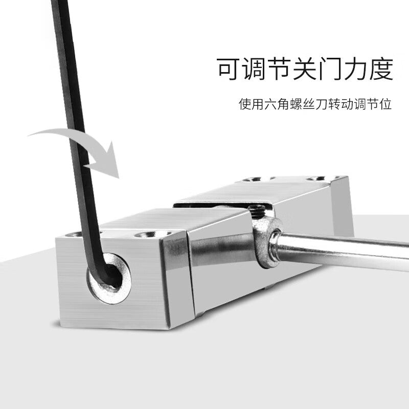 Chuke door closer, automatic door closing and rebound door closer, anti-collision device, wooden door buffer, simple household quiet door closer.