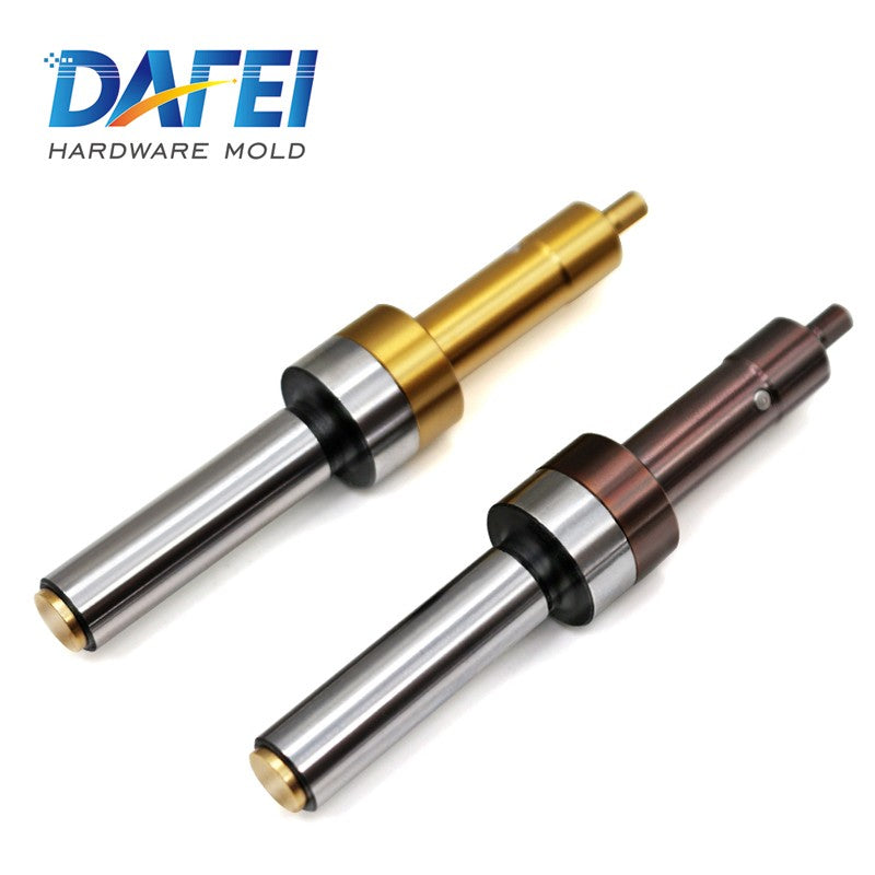 DAFEI Non-magnetic Centering Rod, Titanium-plated Hardened Non-magnetic Anti-magnetic Ceramic Photoelectric Edge Finder Tool Setter—Straight-body Ceramic Centering Rod