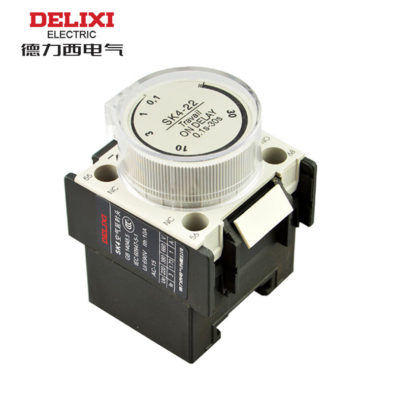 Delixi Electric SK4-22 Air Delay Head 0.1-30s Contactor Accessories