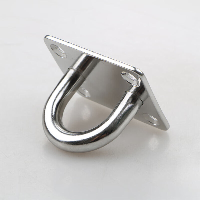 Deqi 304 Stainless Steel Hooks, U-shaped Fixing Hooks, Ceiling Fan Base Heavy Object Lifting Hooks, Square M5