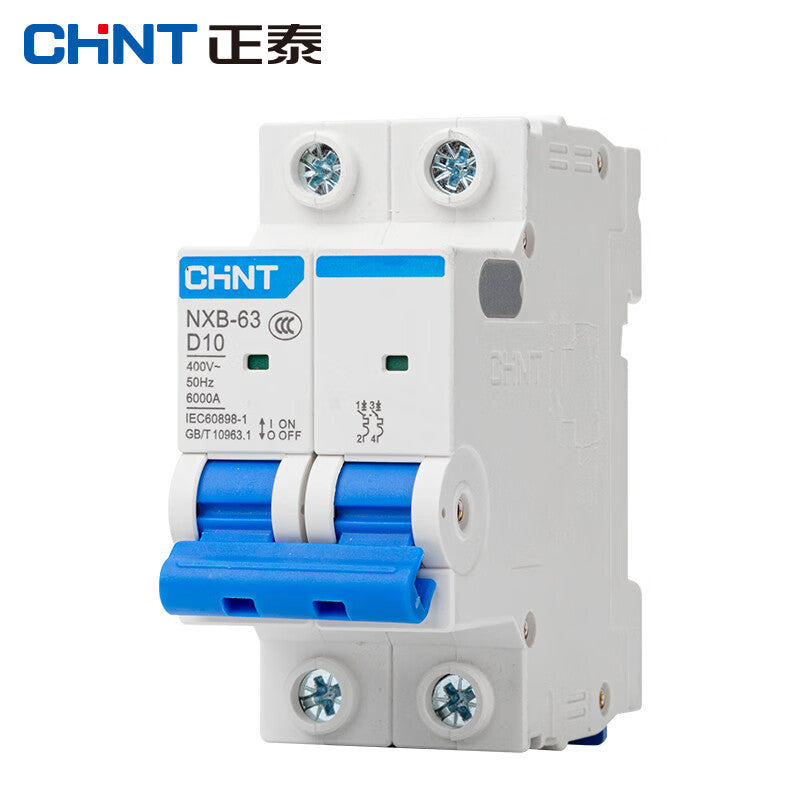 Chint (CHNT) NXB-63-2P-D32 air switch D-type overload DZ47 upgraded small circuit breaker 2P D32