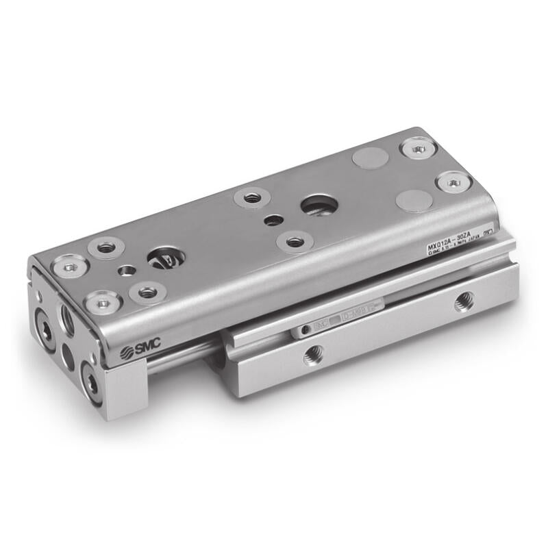 SMC MXQ8A-20Z Double Cylinder Pneumatic Slide with Two-Side Piping