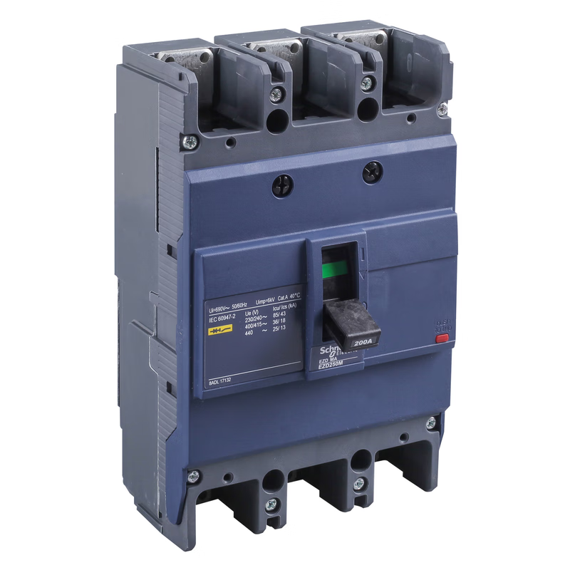 Schneider Electric EZD250M Motor Protection Circuit Breaker 200A 3P3T
