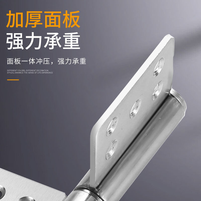 Deyu Products Stainless Steel Detachable Hinge, Flag-Shaped Hinge, Two Pieces Per Set, 4-inch 2mm with Holes