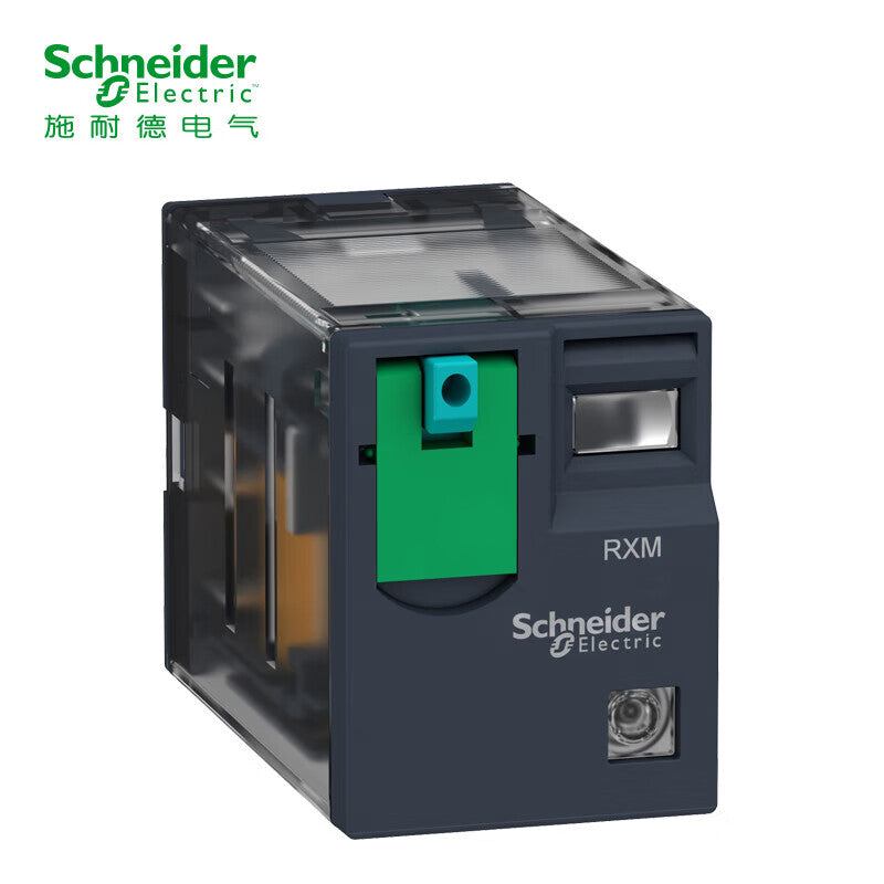 Schneider relay 24V RXM intermediate relay 8 pins | 2 open 2 closed DC24V 10A | with LED indicator RXM2CB2BD