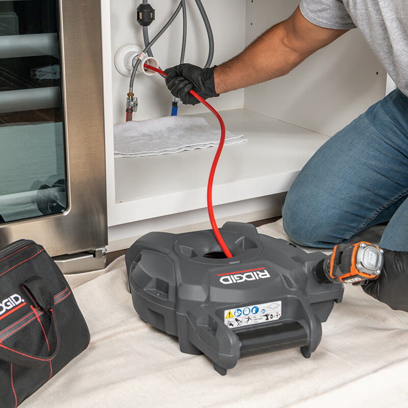 RIDGID K9-12 Electric Flexible Shaft Kitchen Drain Cleaning Machine for Oil, Coffee Grounds, and Pipe Wall Cleaning