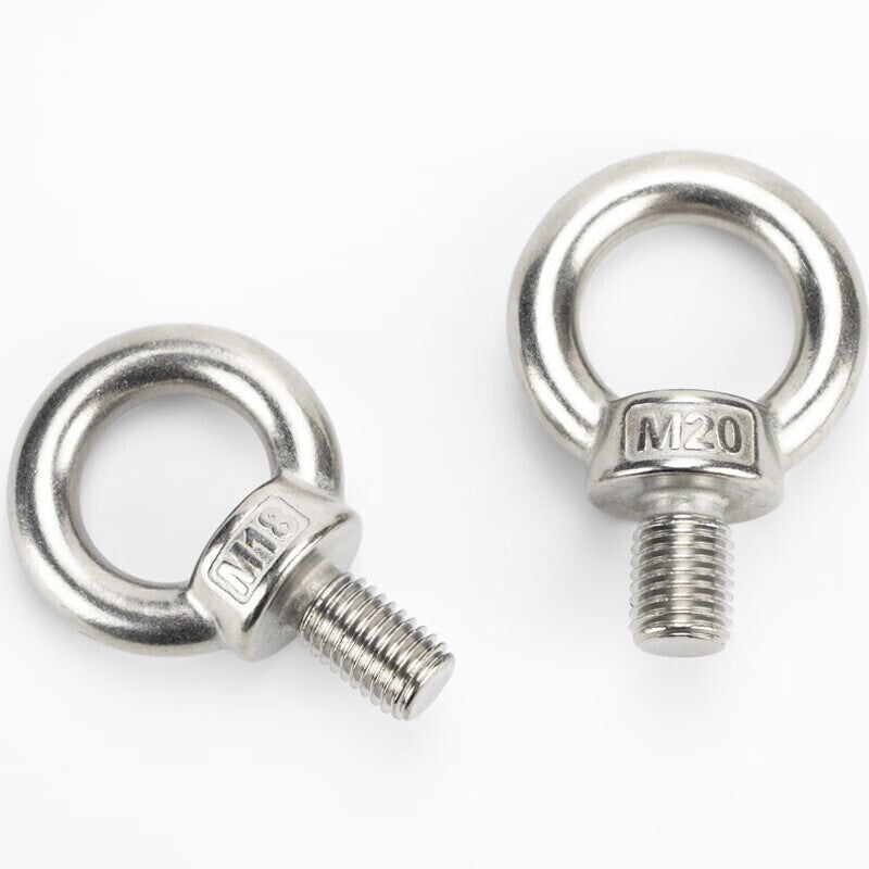 Haisdic [Beijing Warehouse Delivery] 304 Stainless Steel Eye Bolt M12 (2 pieces) HK-35