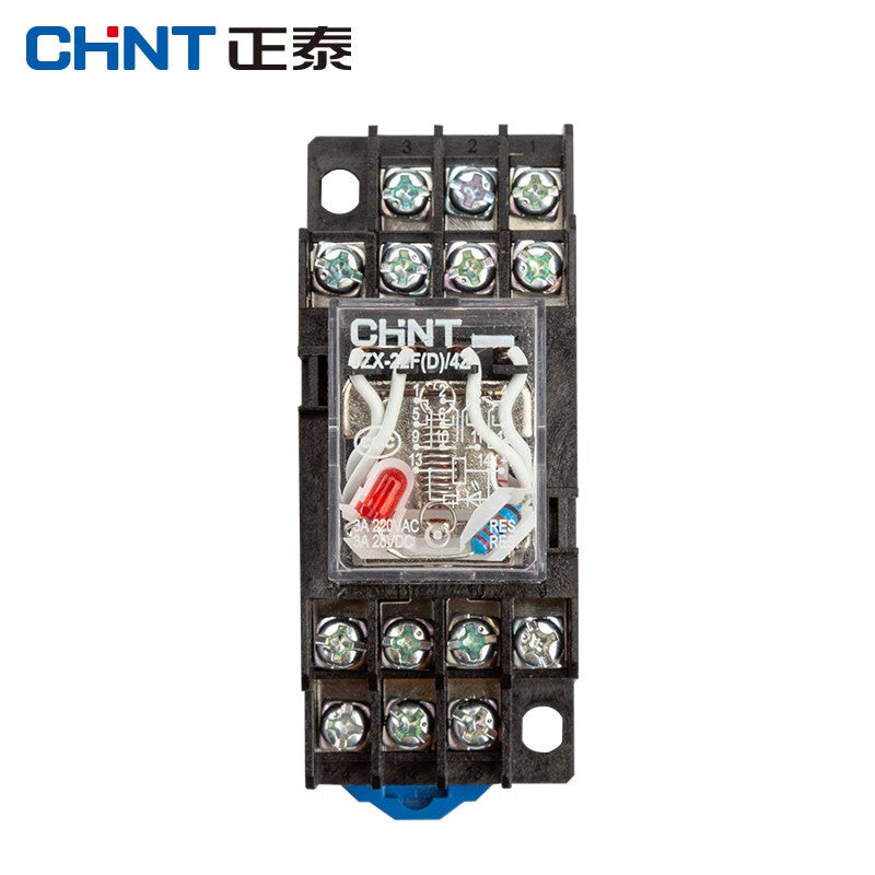 Chint (CHNT) JZX-22F-D-4Z-CA-AC12V--CZY14A small intermediate relay 14-corner relay AC12V