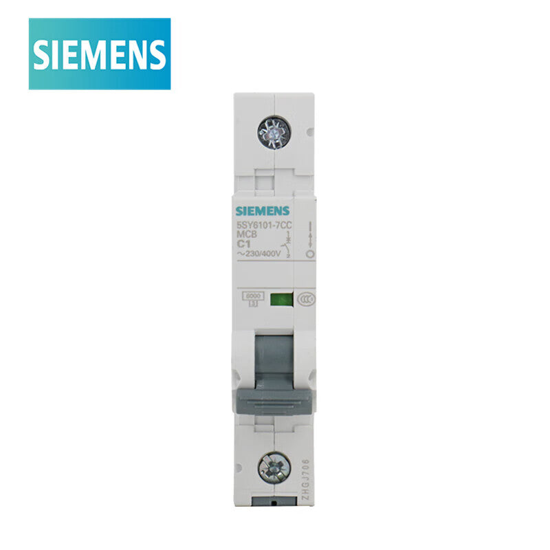 Siemens circuit breaker 5SY6101-7CC Type C 1A 1P 6KA single in and single out air switch main circuit breaker