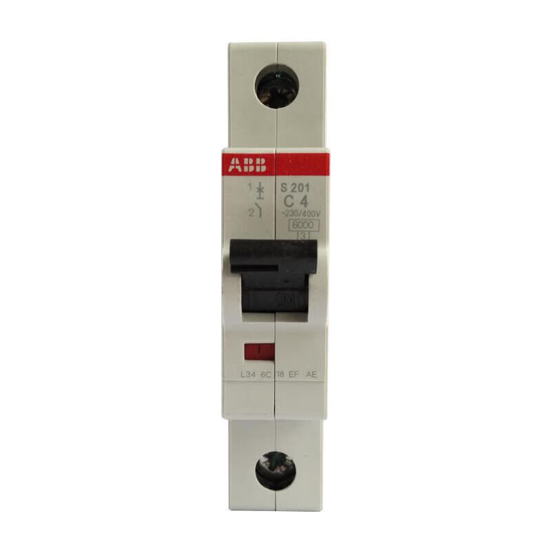 ABB S200 series miniature circuit breakers; S201-C4