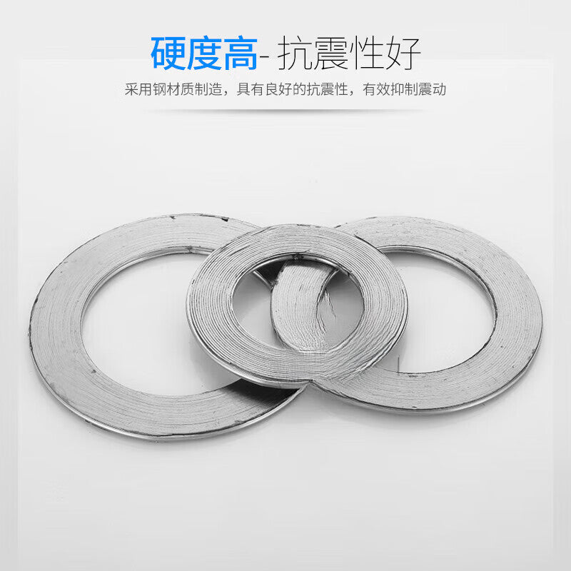 Crouching Tiger, Hidden Dragon: Carbon Steel Spiral Wound Gasket, Flange Valve Steam High Temperature and High Pressure Sealing Ring, 38*75*4 Metal Graphite Gasket DN32/1.2 inch
