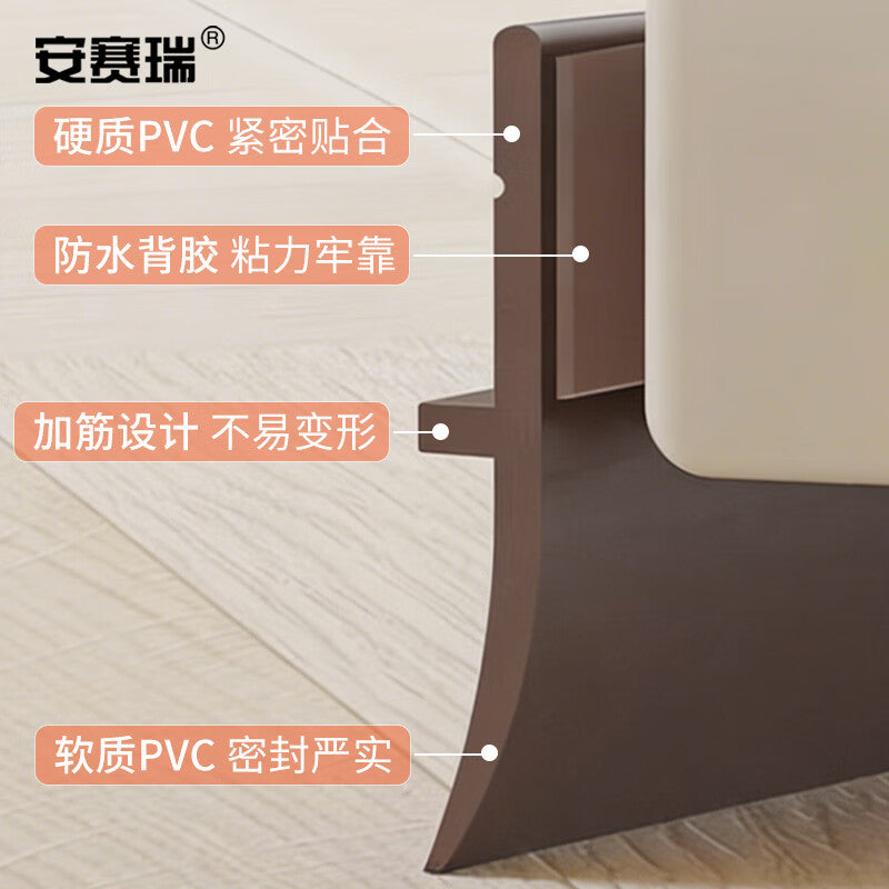 Anseri door seam and bottom windproof strip, soundproof door bottom sealing strip, door bottom seam special windproof strip, 2 strips 5K00214