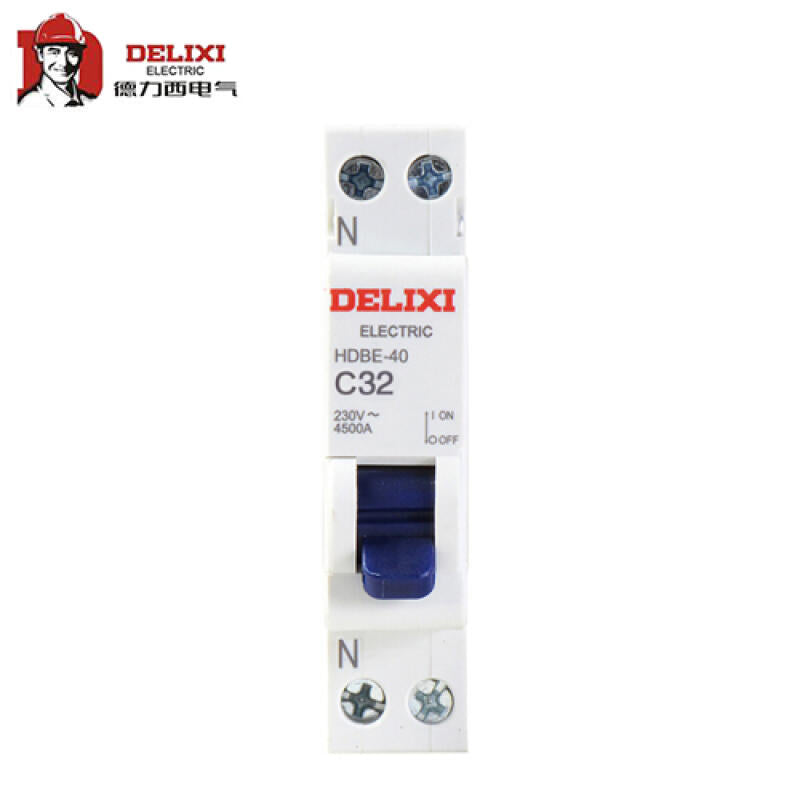 Delixi Electric HDBE-40 phase line + neutral circuit breaker; HDBE-40 1P+NC 16A