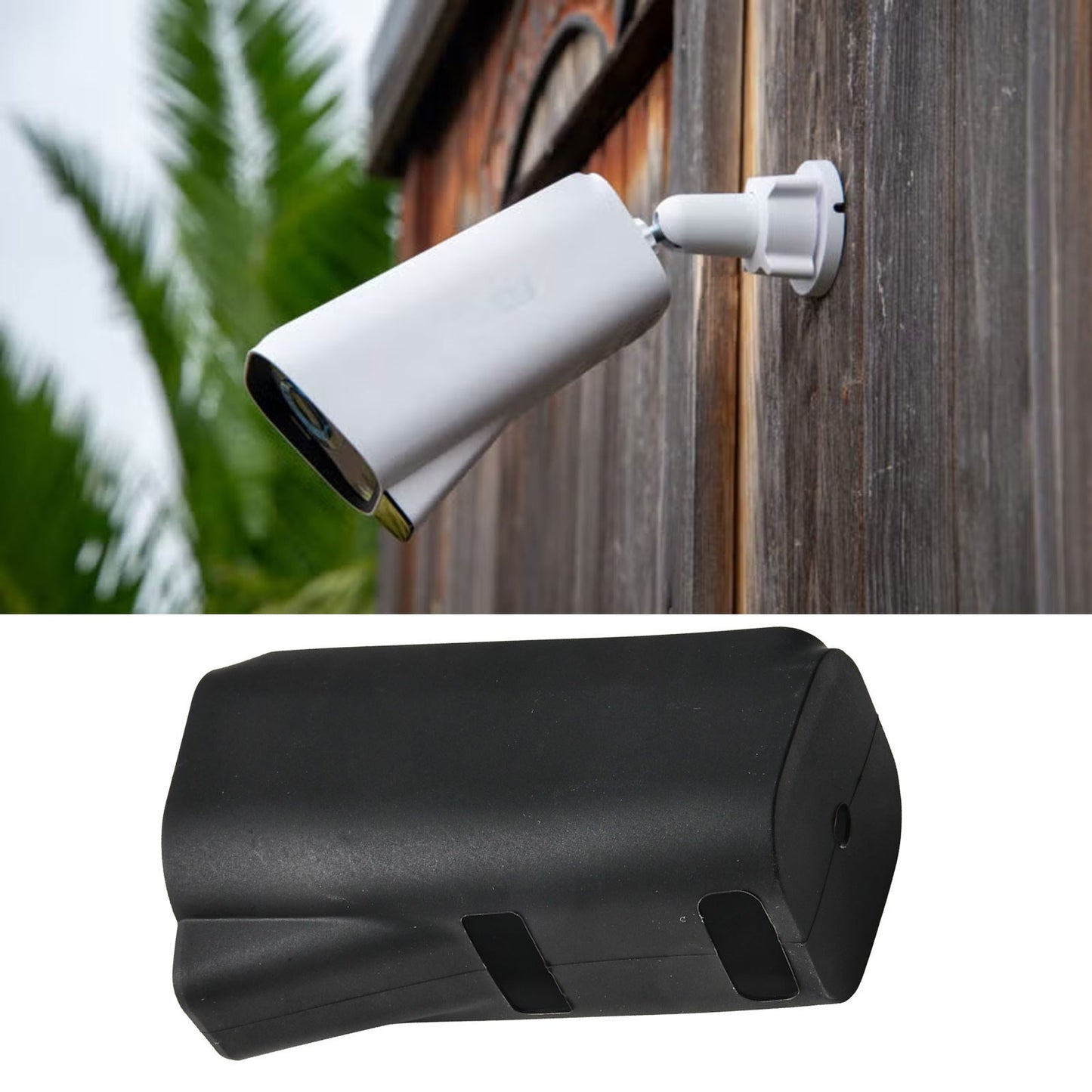 Simplified Setup Custom Fit Black Silicon Case for Your For EufyCam S3 Pro