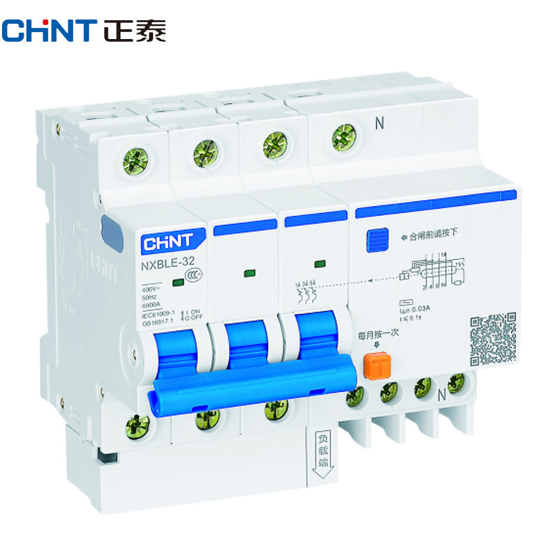 Chint NXBLE-32 3P+N 16A Residual Current Circuit Breaker