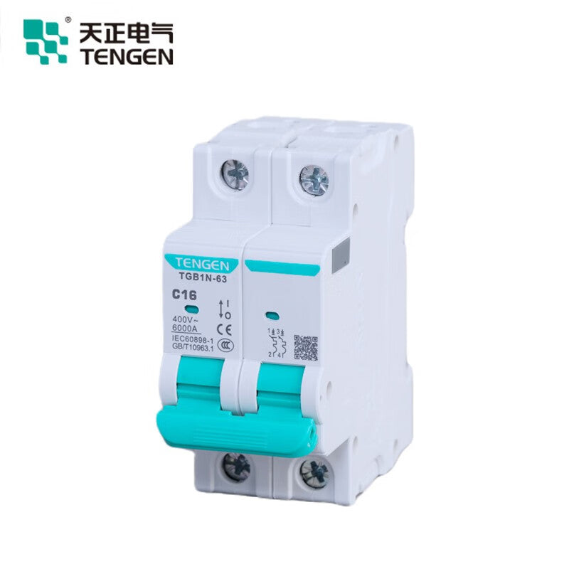Tianzheng Electric TGB1N series 63 frame air switch small circuit breaker short circuit overload protection D type 2P 63A335012800683