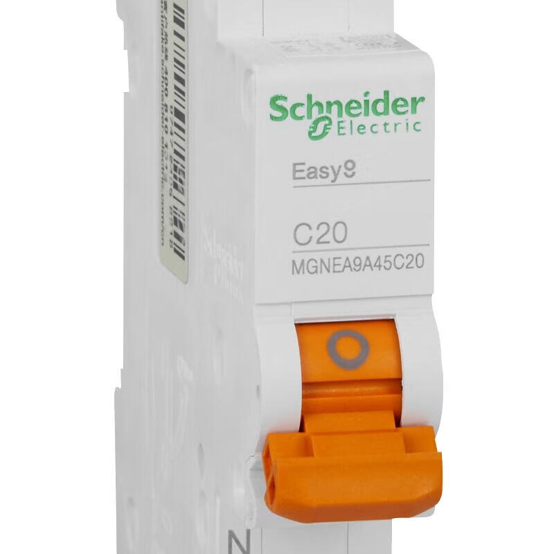 Schneider Electric small circuit breaker, EA9A45 phase + neutral C20A; MGNEA9A45C20