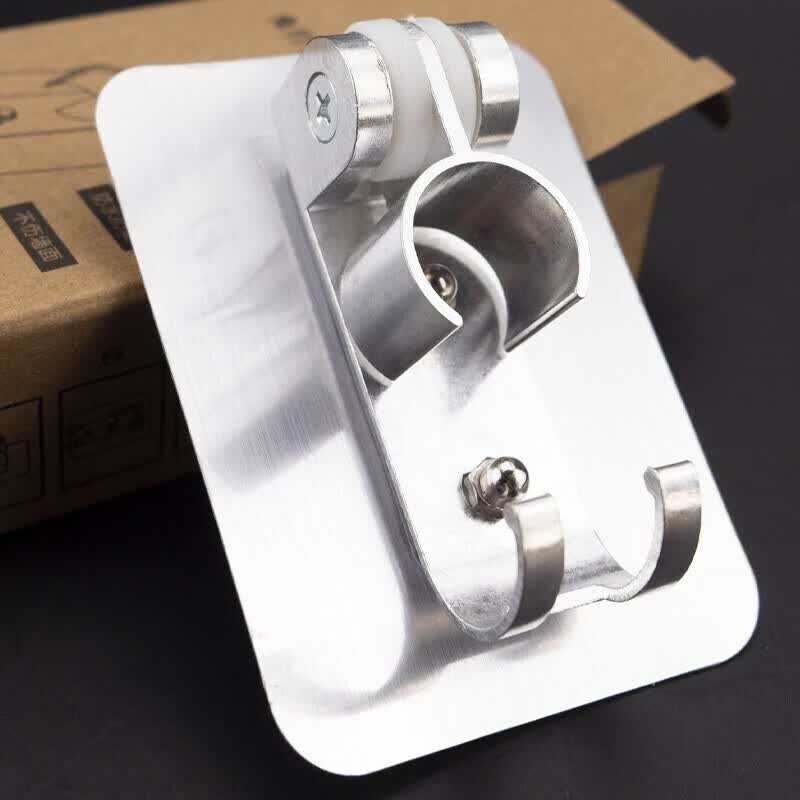 Haisdike HKSY-25 Space Aluminum Shower Head Holder, Adjustable Shower Head Mount, No-Drill Aluminum Base (Carton Packaging)