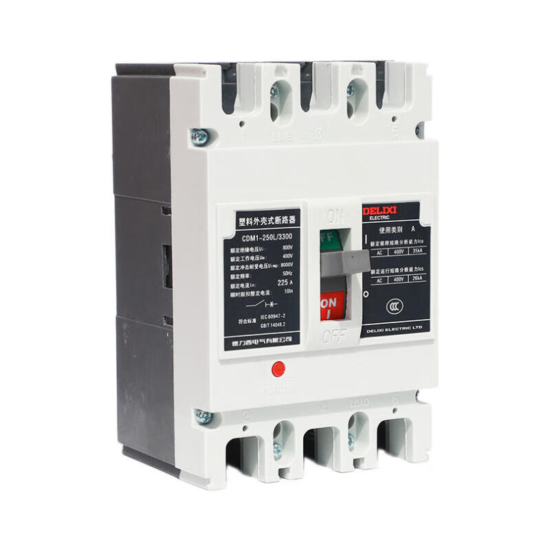 Delixi CDM1-250L/3300 Thermomagnetic Circuit Breaker - 250A