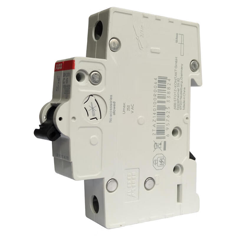 ABB SH200 series miniature circuit breakers; SH201-C6