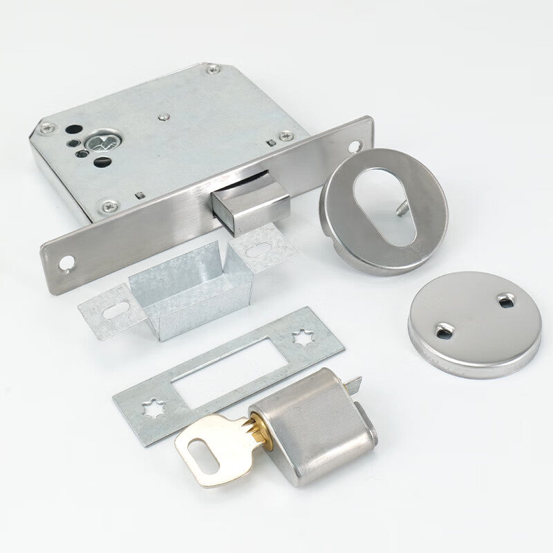 Bingyu Fireproof Rectangular Pipe Shaft Lock, Escape Lock, Electrical Room Invisible Door Lock, Pipe Shaft/Electric Shaft Door Lock, Copper Core Model BH-552