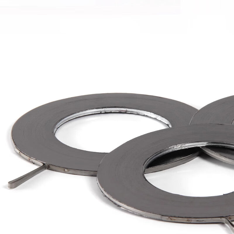 Meipai Metal Gaskets with Graphite Wound, High Temperature and High Pressure Sealing Gaskets for Flanges and Valves, DN150, Price Per Piece