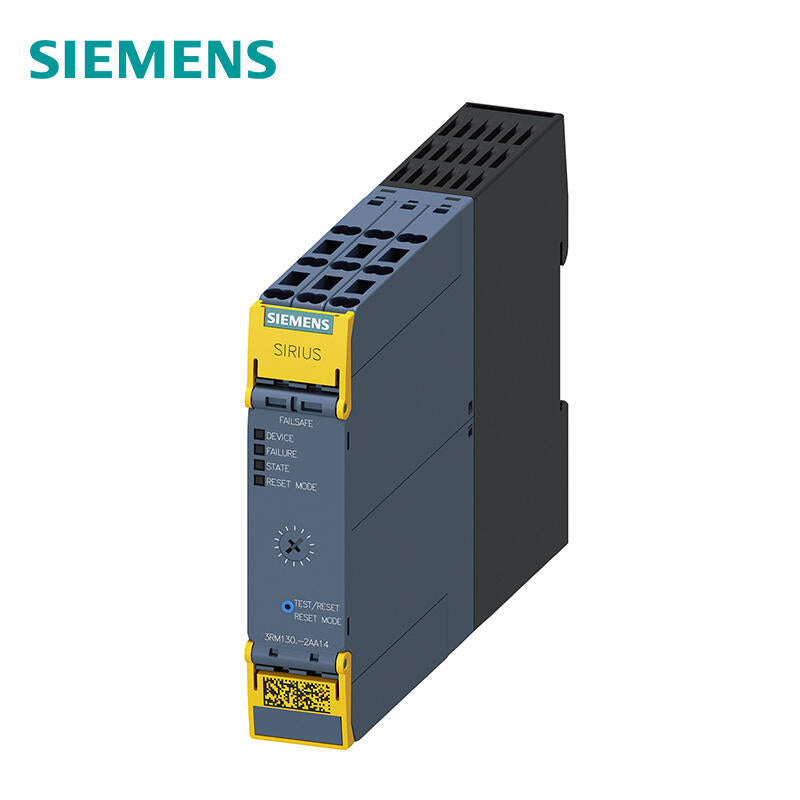 Siemens fail-safe reversing starter, 500V, 0-0.12kW, 0.1-0.5A, 110-230VAC cage card connection; 3RM13012AA14