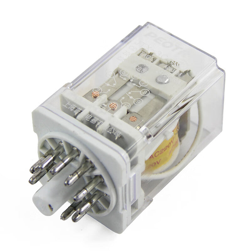 [PEOTR] JXT-3C intermediate relay small electromagnetic relay 12V/24V/220V/380V AC and DC optional 11 round feet AC380V 1 piece