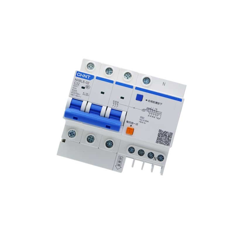 Chint NXBLE 10A 3P+N Air Switch with Leakage Protection