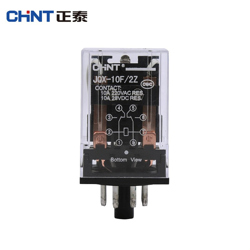 Chint (CHNT) JQX-10F/2Z-AC220V small intermediate relay 8 feet wide
