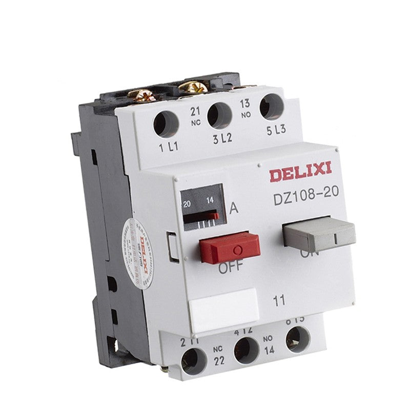 Delixi Motor Circuit Breaker DZ108-20/11 16A English Label