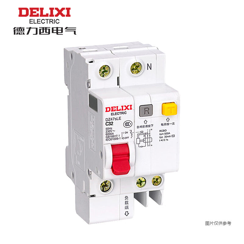 Delixi DZ47sLE 40A 1P+NC type DZ47SLEN1C40 miniature leakage protection circuit breaker 30mA