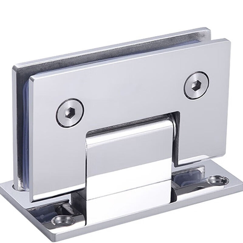 Deyu Stainless Steel Solid Glass Door Hinges (Unit: Piece) 201# 180-degree Brushed Finish