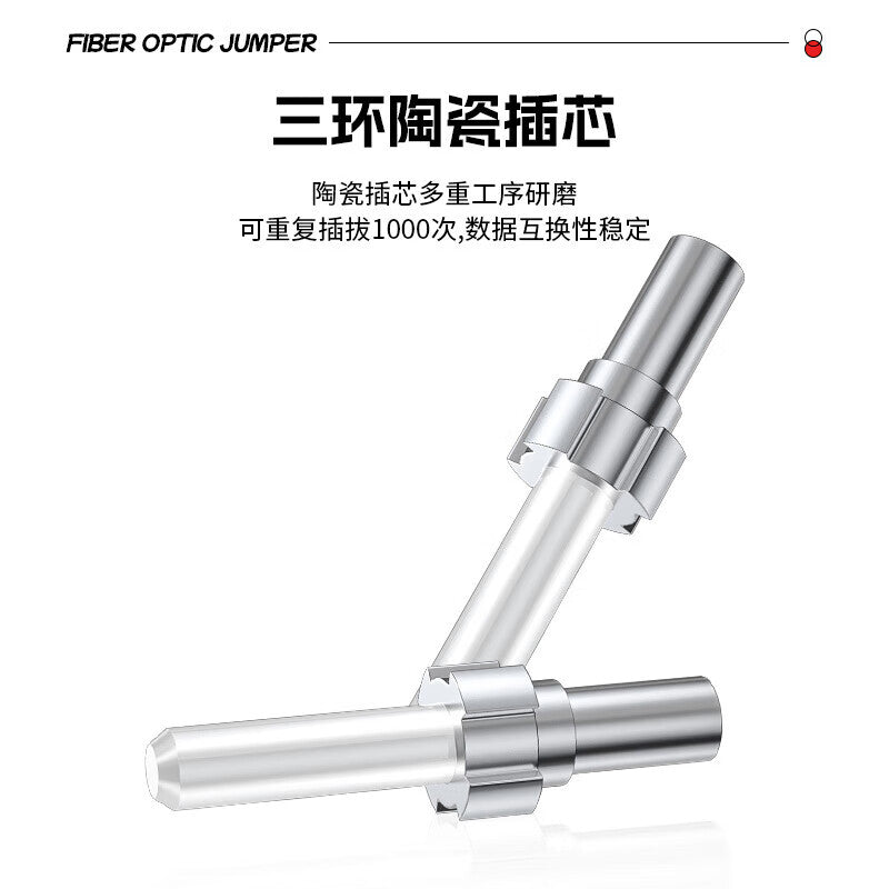 Fengyingzi Polarization Maintaining Fiber Optic Patch Cord Pigtail PM1310nm FC/APC-FC/APC Connector 0.9mm Sleeve 0.5m FYZ-NT16