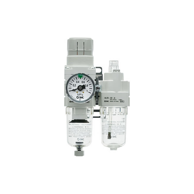 SMC air combination components, filter pressure reducing valve + oil mist collector; AC40A-04G-A