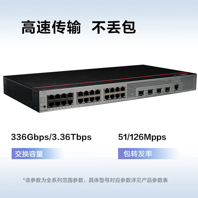 Huawei Datacom Smart Selection S5735S-L24T4S-QA2 switch 24 Gigabit power + 4 Gigabit optical port enterprise weak three-layer network management noise reduction replacement
