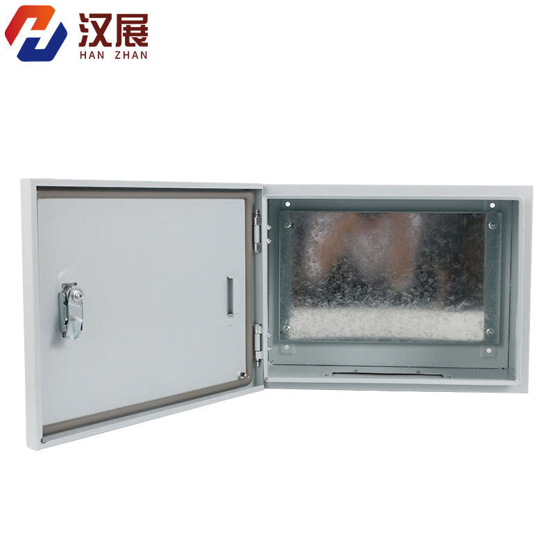 Hanzhanjiye distribution box cold rolled steel control box electric control box open mounted switch box waterproof electric box [horizontal] 900*700*200