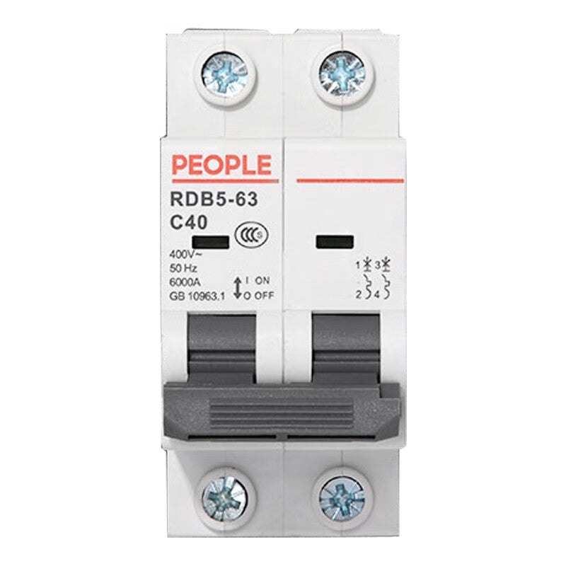 People's Electrical Appliances (PEOPLE) air switch RDB5 circuit breaker leakage protection 2P 6A