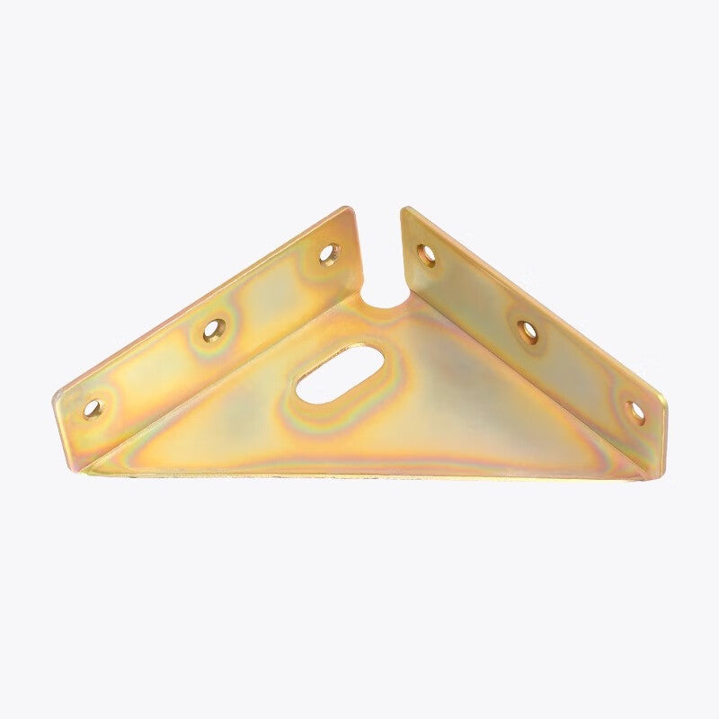 Thickened corner brackets with high-speed casters, three-sided fixed corner brackets, angle iron, left and right bed corner brackets, bed corner braces, reinforced hardware bed accessories, left style [4 pieces]