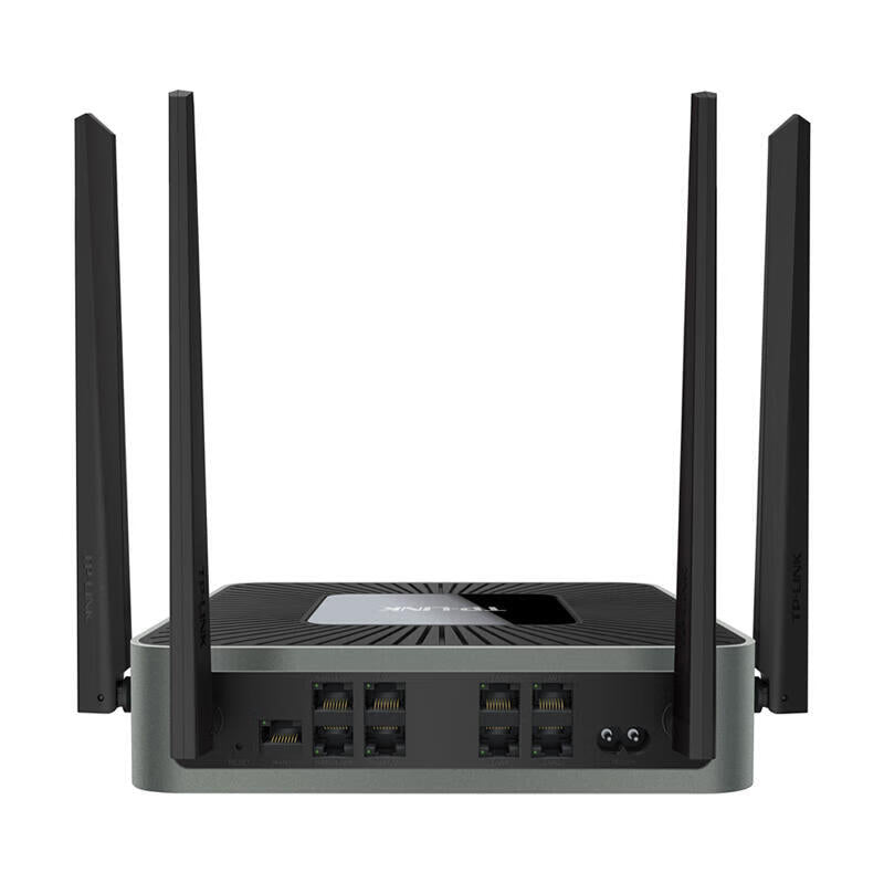 TP-LINK wireless enterprise router, 2 antennas (2.4GHz) + 2 antennas (5GHz), 8 Gigabit ports: 1 USB2.0, recommended capacity: wireless (70), total (100); TL-WAR1208L