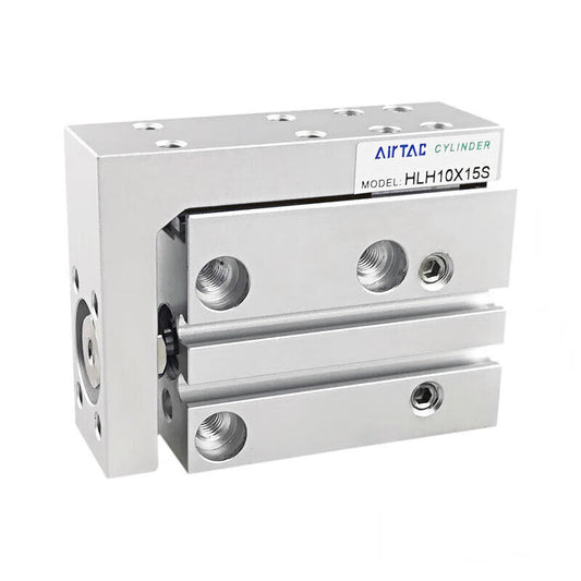AirTAC side rail type precision slide cylinder, double acting, with magnetic ring; HLH16X10S