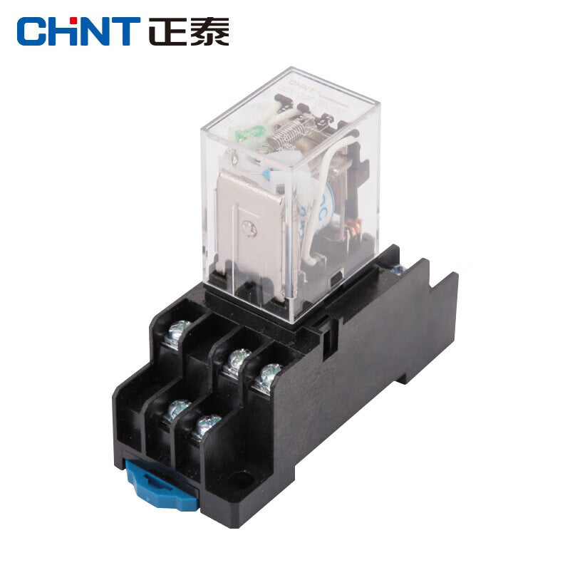 Chint CHNT small electromagnetic relay JZX series thin 11 feet + base AC24V