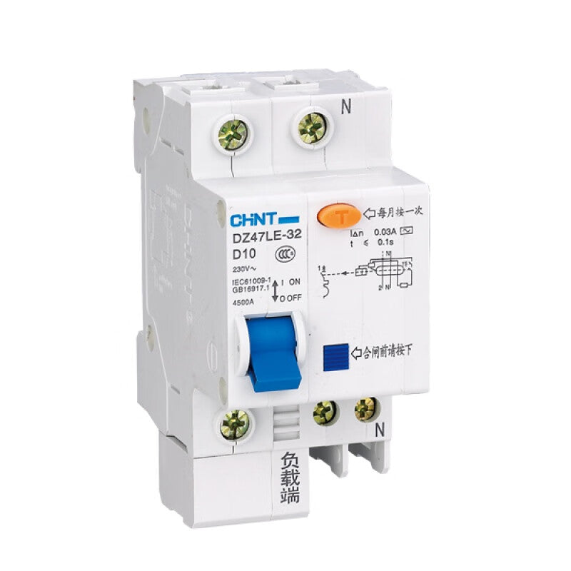 Chint DZ47LE-63 3P+N D60 300mA Circuit Breaker
