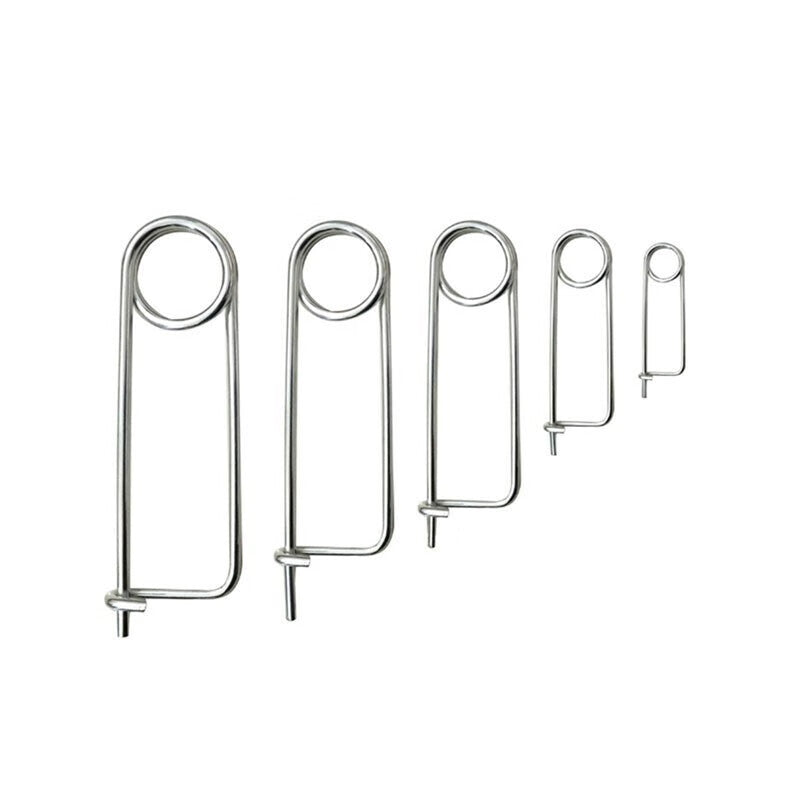 Deyu Industrial Products - Galvanized Safety Pins, Spring Pins, Rectangular Safety Pins, Positioning Pins. Price per piece: 5# M5*160 (10 pieces).