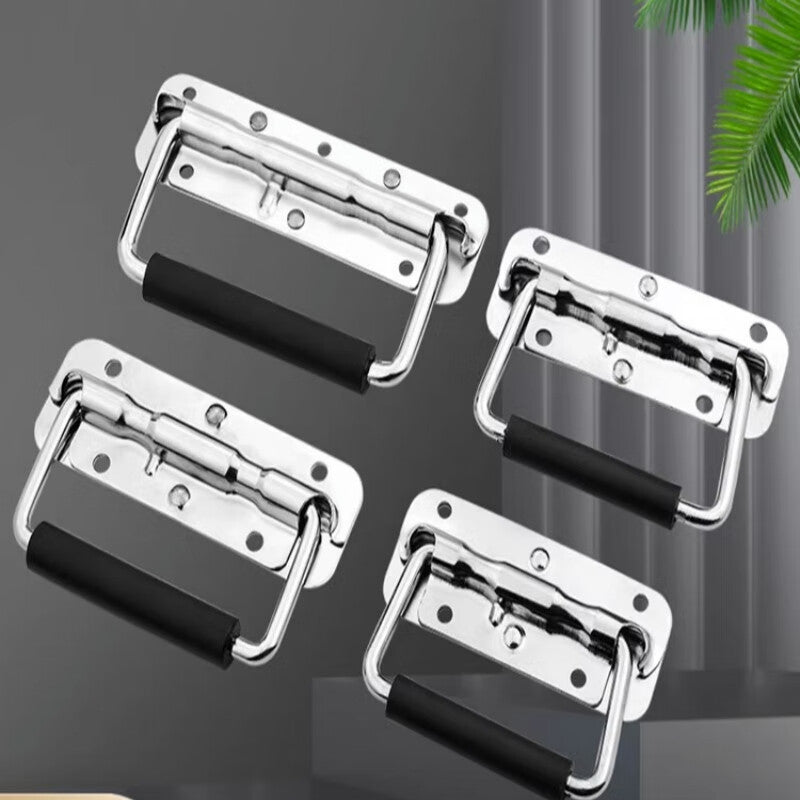Shanhe Industrial Products Spring Handle Toolbox Folding Handle Industrial Box Handle 304 Stainless Steel 100mm