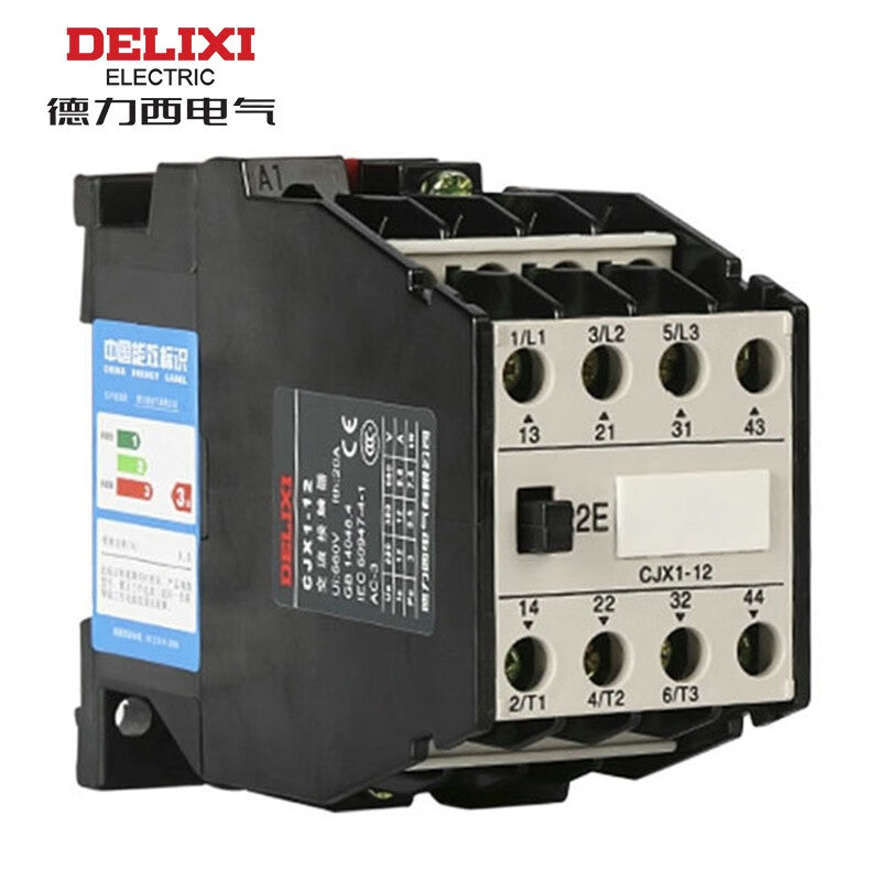 Delixi Electric CJX1-12/22 50Hz 220V 12A 2NO+2NC CJX11222M AC contactor 220v